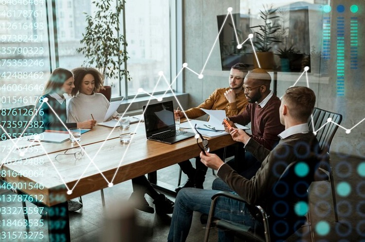 full shot business people sitting table_23 2149151167